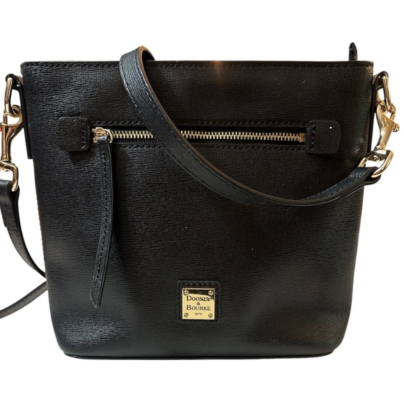 Dooney & Bourke Saffiano Small Zip Crossbody - Picture 1 of 10